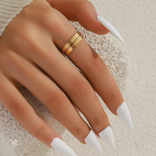 Ayatul Kursi Islamic Spiral Ring Gold Plated