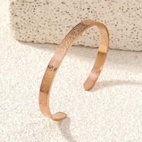 Rose Gold Ayatul Kursi Islamic Bracelet Rose Gold Plated